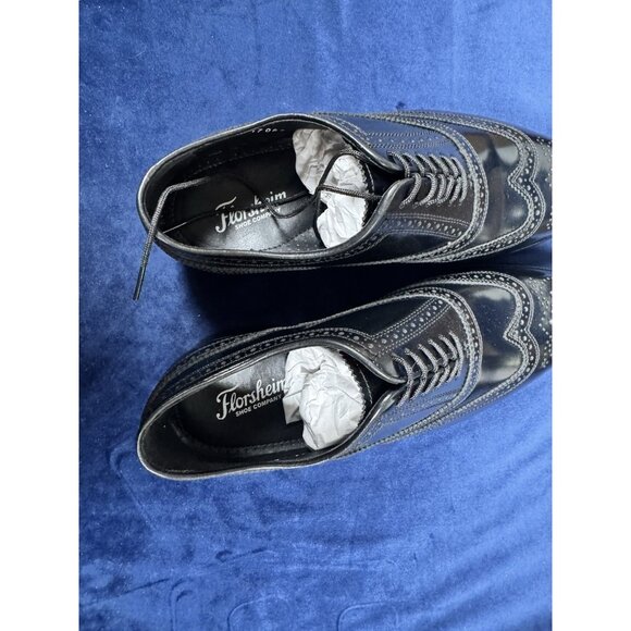 Florsheim Mens Leather Lexington Cap Toe Dress Oxford Size 9D 0497